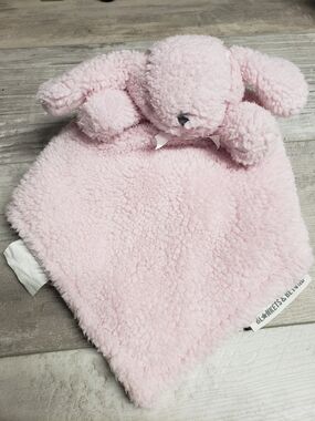 Blankets & Beyond Pink Bunny Lovey Security Blanket Sherpa Plush Replacement